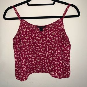 Daisy crop top with adjustable straps